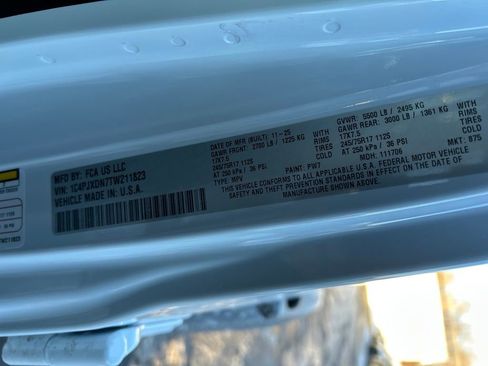 New 2026 Jeep Wrangler Sport S image 39