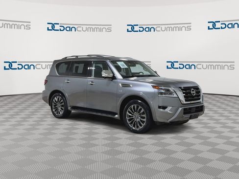 Used 2022 Nissan Armada Platinum w/ Captain's Chairs Package image 2