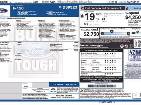 Used 2025 Ford F150 XLT w/ Equipment Group 301A Standard image 43