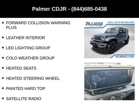 Used 2025 Jeep Wrangler Unlimited Sahara w/ Safety Group AWD/4WD image 12