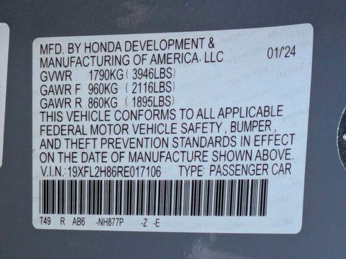 Certified 2024 Honda Civic Sport image 32
