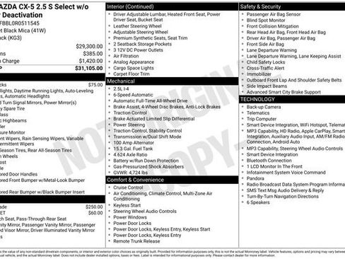 Used 2024 MAZDA CX-5 AWD 2.5 S w/ Select Package image 2