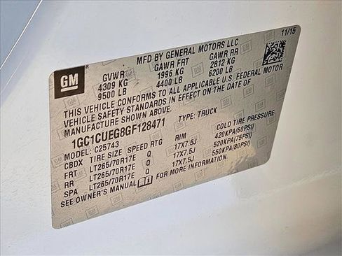 Used 2016 Chevrolet Silverado 2500 W/T w/ WT Convenience Package image 22