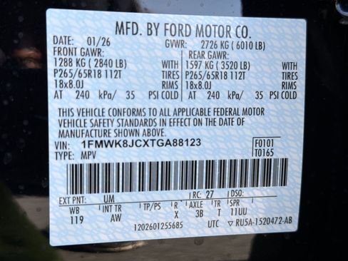 New 2026 Ford Explorer Tremor w/ Tremor Ultimate Package AWD/4WD image 39