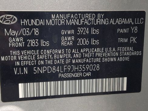 Used 2018 Hyundai Elantra SEL FWD image 33