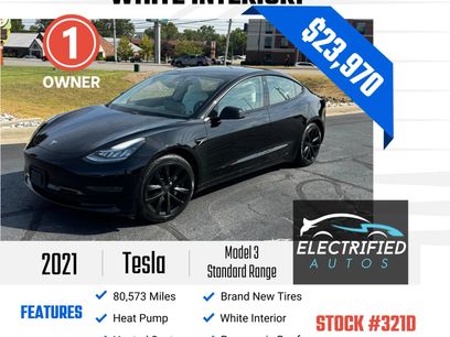 Used 2021 Tesla Model 3 Standard Range Plus