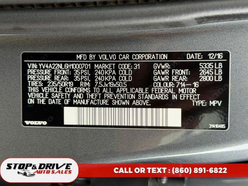 Used 2017 Volvo V90 T6 Cross Country AWD/4WD image 18