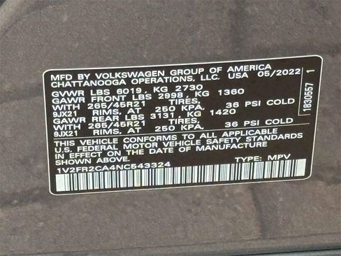 Used 2022 Volkswagen Atlas SEL Premium image 34