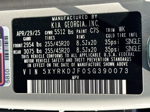 Certified 2025 Kia Sorento SX Prestige image 34