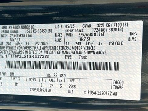 Used 2025 Ford F150 XLT w/ Equipment Group 301A Standard AWD/4WD image 30