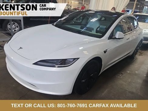 Used 2025 Tesla Model 3 Long Range AWD/4WD image 1