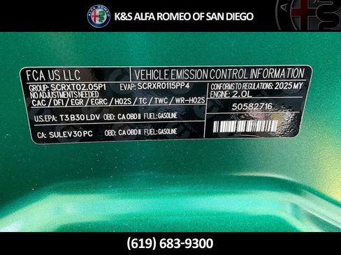 New 2025 Alfa Romeo Tonale Veloce w/ Premium Package image 15