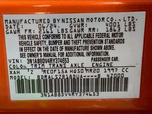 Used 2024 Nissan Sentra SR w/ SR Premium Package image 22