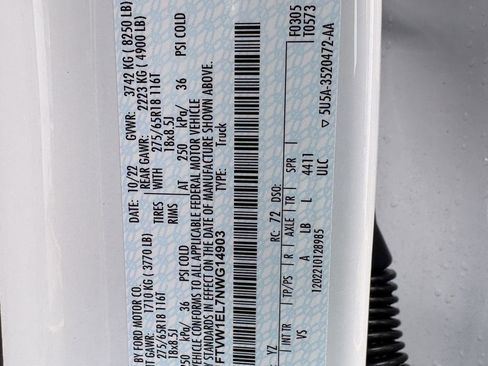 Used 2022 Ford F150 Lightning Pro AWD/4WD image 18