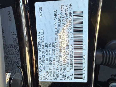 Certified 2025 Acura TLX SH-AWD w/ A-SPEC Pkg image 30