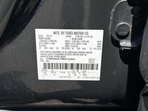 Used 2021 Ford Explorer ST w/ Equipment Group 401A AWD/4WD image 44