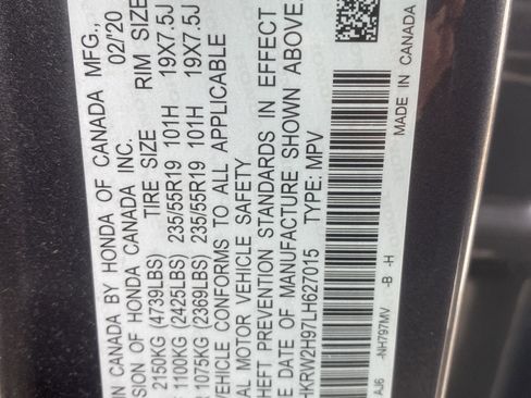 Used 2020 Honda CR-V Touring image 28