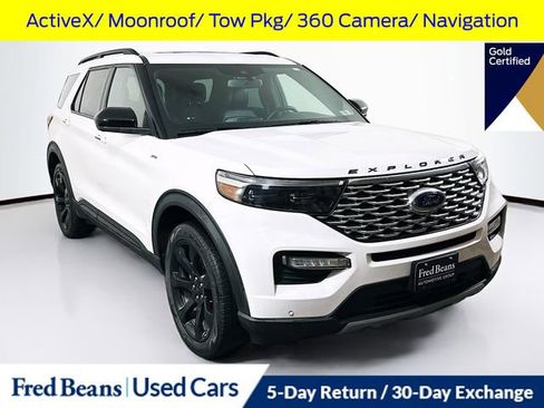 Certified 2022 Ford Explorer ST-Line w/ Class IV Trailer Tow Package AWD/4WD image 1