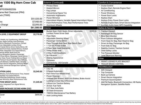 Used 2025 RAM 1500 Big Horn AWD/4WD image 8