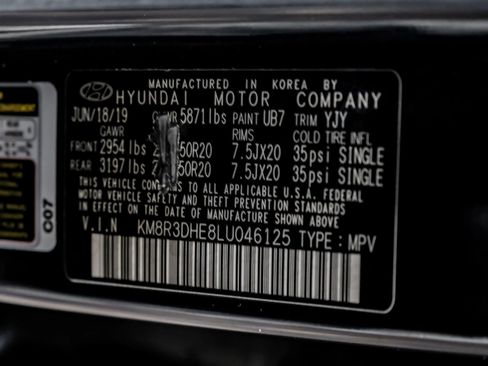 Used 2020 Hyundai Palisade SEL AWD/4WD image 60
