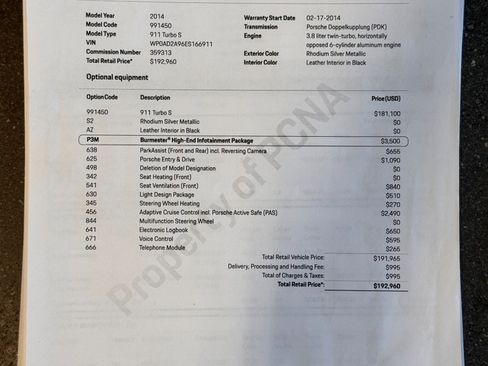 Used 2014 Porsche 911 Turbo S image 64