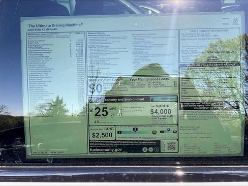 New 2026 BMW X5 xDrive40i w/ M Sport Package image 19