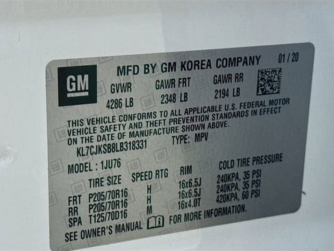 Used 2020 Chevrolet Trax LS w/ Tint and Cruise Package image 29