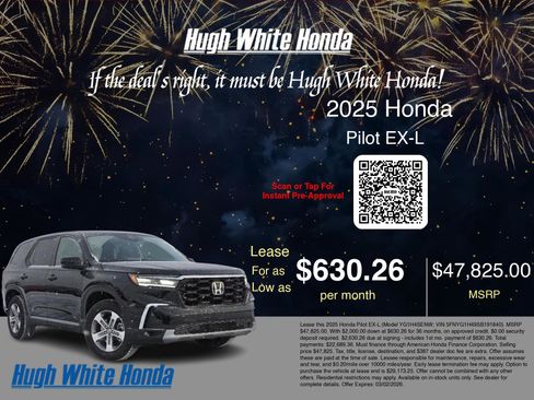 New 2025 Honda Pilot EX-L image 3