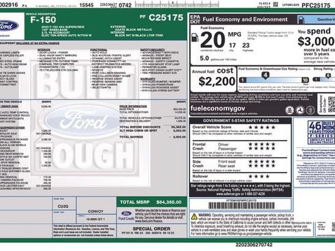 Used 2023 Ford F150 XLT w/ Equipment Group 302A High AWD/4WD image 16