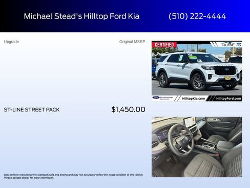 Certified 2026 Ford Explorer ST-Line w/ ST-Line Street Pack AWD/4WD image 6