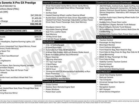 New 2025 Kia Sorento SX Prestige w/ Olive Brown Leather Package image 4