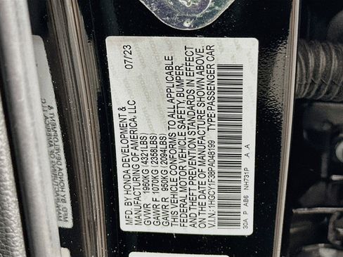 Used 2023 Honda Accord EX image 12