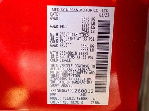 Used 2023 Nissan Pathfinder SV image 28