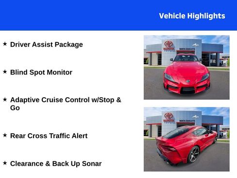 Used 2021 Toyota Supra Premium w/ Driver Assist Package RWD image 4