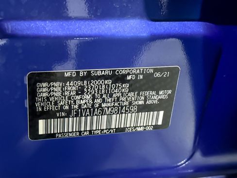 Used 2021 Subaru WRX image 20