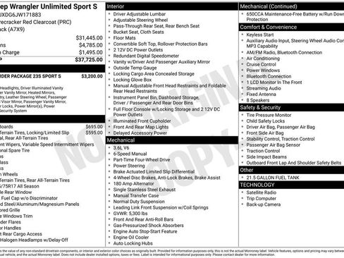 Used 2018 Jeep Wrangler Unlimited Sport S image 6