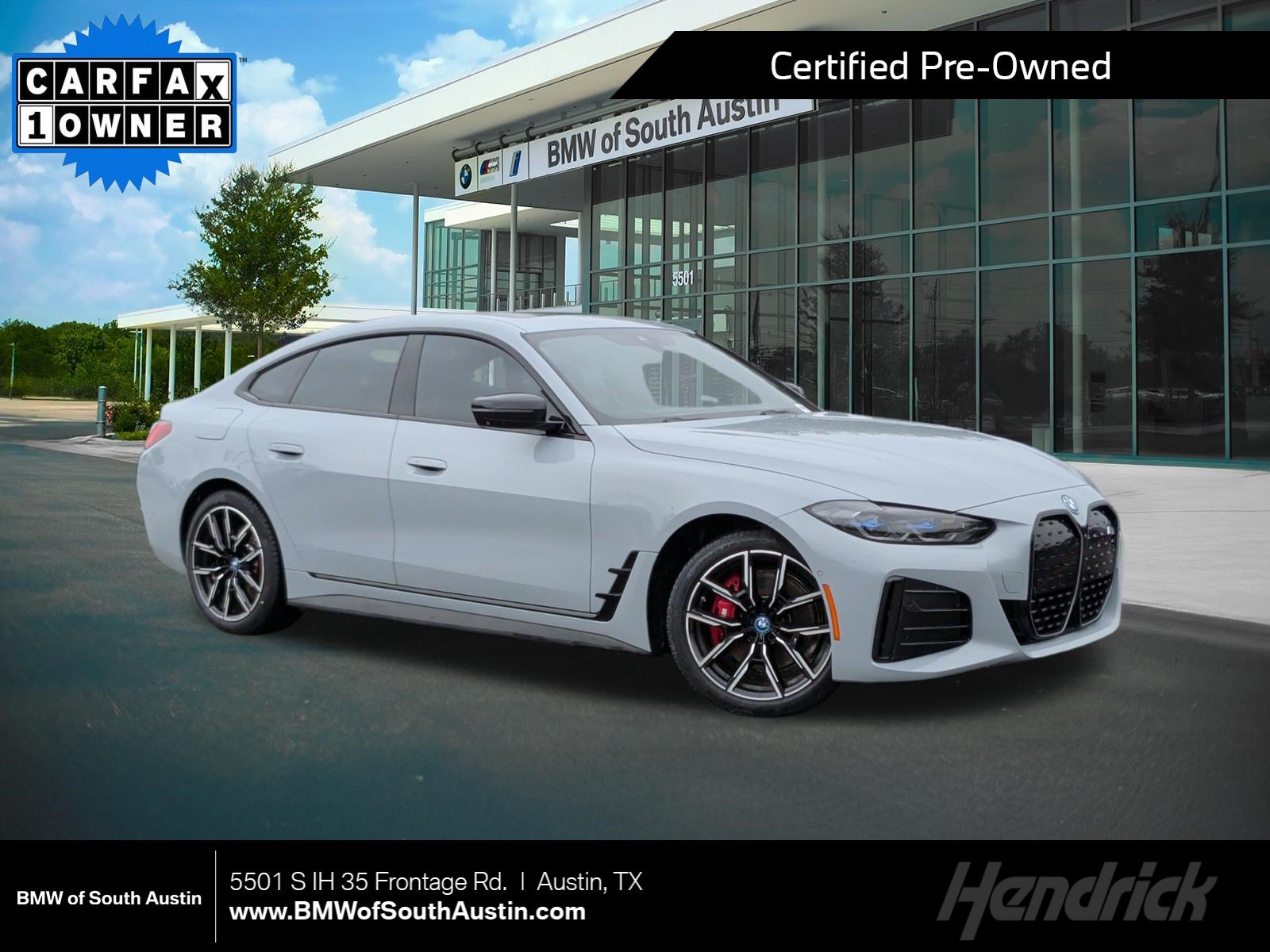 Used 2023 BMW i4 eDrive40 w/ M Sport Package RWD image 1