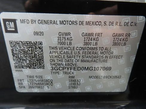 Used 2021 Chevrolet Silverado 1500 LT Trail Boss w/ Convenience Package II AWD/4WD image 74