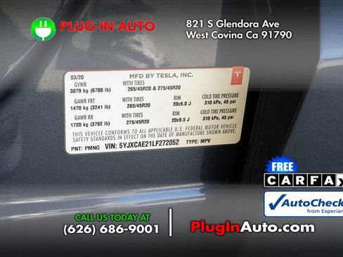 Used 2020 Tesla Model X Long Range image 9