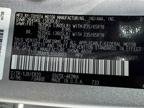 Used 2020 Toyota Highlander XLE image 35