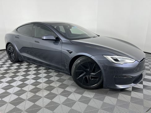 Used 2021 Tesla Model S Plaid AWD/4WD image 2