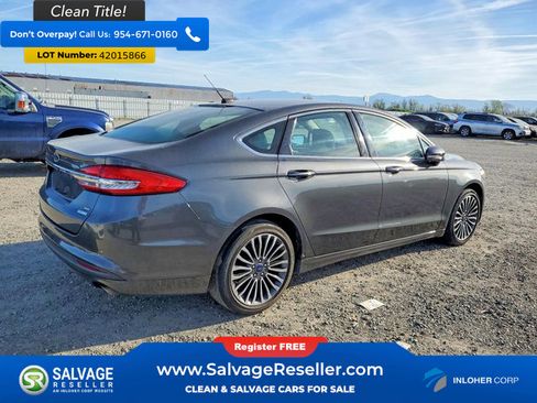 Used 2017 Ford Fusion SE w/ Fusion SE Technology Package FWD image 4