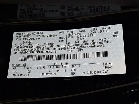 Used 2018 Ford Escape SEL AWD/4WD image 27