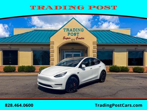 Used 2021 Tesla Model Y Long Range AWD/4WD image 1