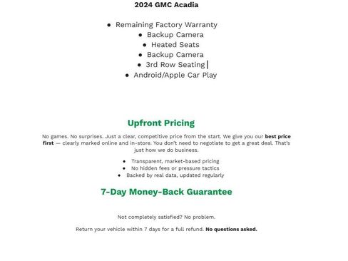 Used 2023 GMC Acadia SLE w/ Driver Convenience Package image 29