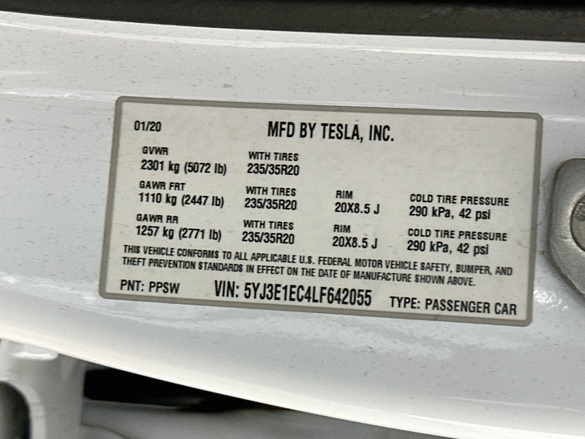 Used 2020 Tesla Model 3 Performance AWD/4WD image 12