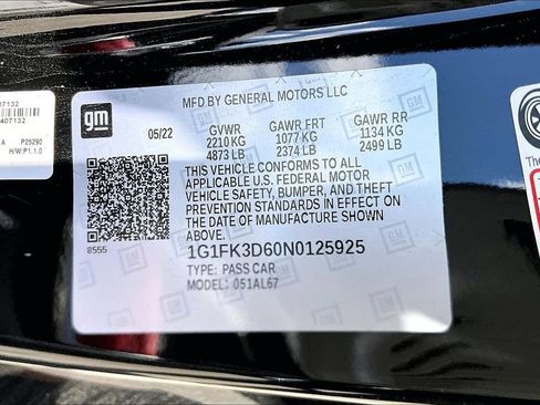 Used 2022 Chevrolet Camaro ZL1 RWD image 42
