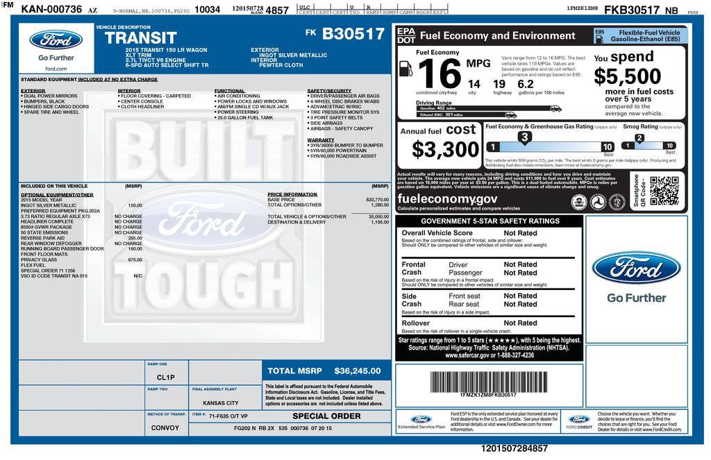 Used 2015 Ford Transit 150 XLT RWD image 9
