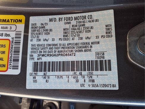 Used 2023 Ford Bronco Sport Heritage w/ Heritage Convenience Package AWD/4WD image 23