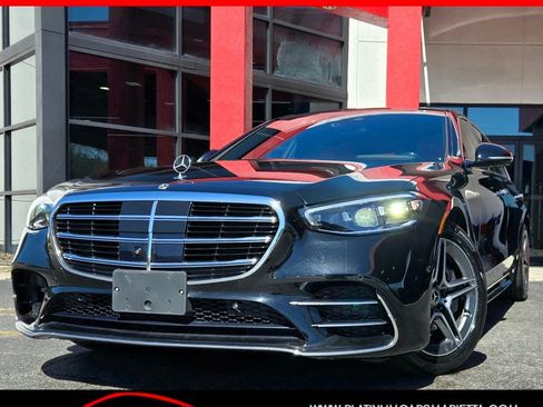Used 2021 Mercedes-Benz S 580 4MATIC Sedan image 1